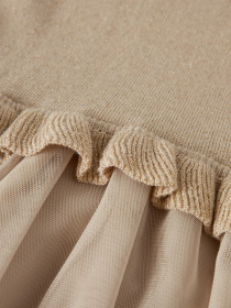 NAME IT Strik Kjole Refraja Cement